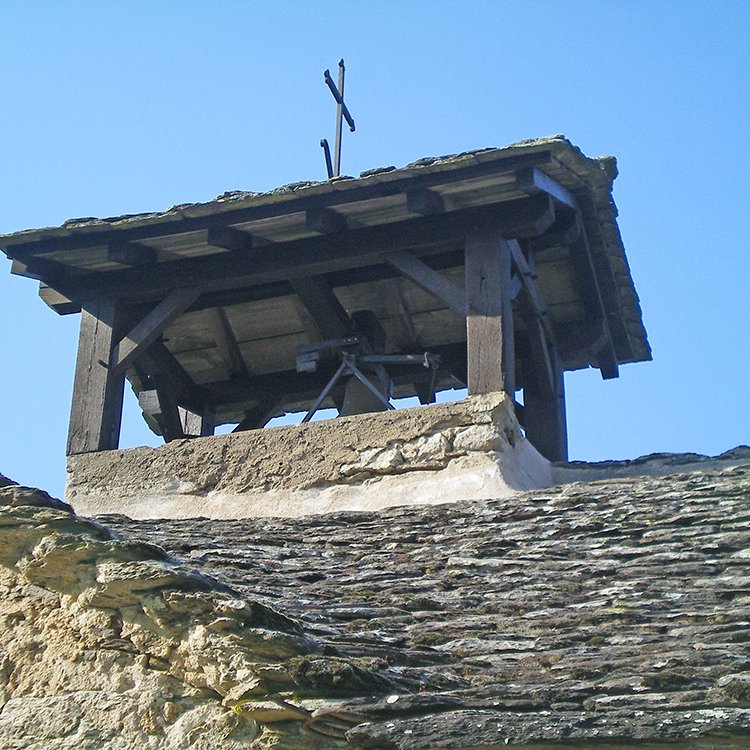 Vue du clocher de la chapelle de Bergounhoux - Arnaud Villefranque