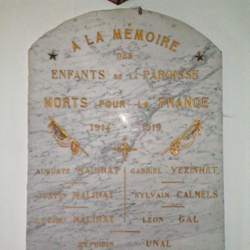 Plaque commémorative de La Clau
