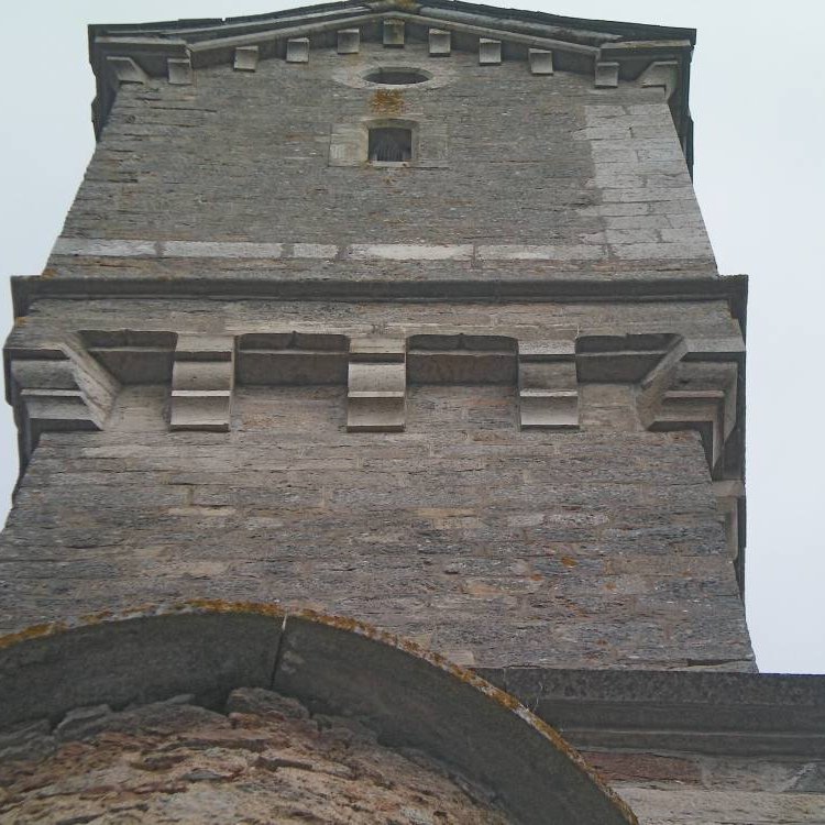 Vue latérale du clocher de l'église de Carecenac-Salmiech - Arnaud Villefranque