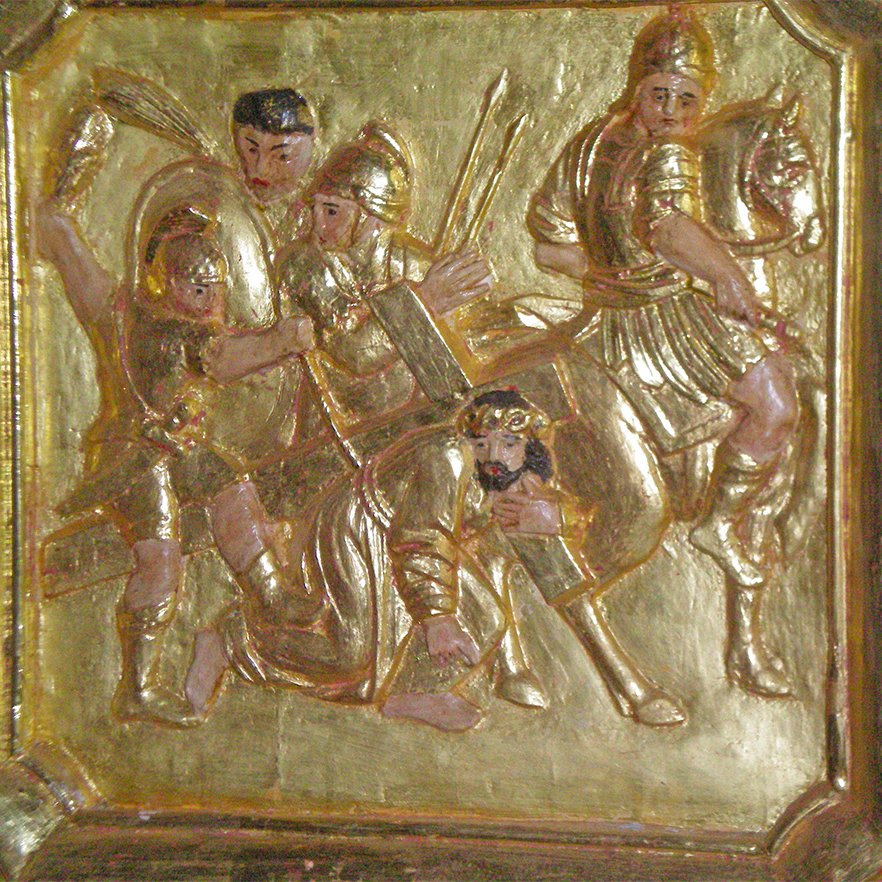 Détail du tabernacle sur le retable de Saint-Agnan - Arnaud Villefranque