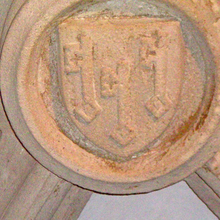 Clé de voûte dans l'église de Saint-Amans du Ram - Arnaud Villefranque