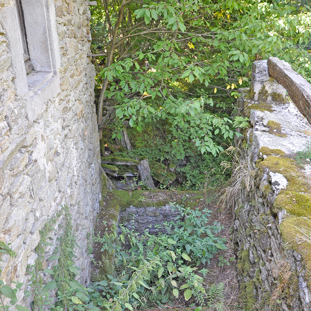 Vue d'un ancien passage d'au à proximité du moulin de La Resse - Arnaud Villefranque