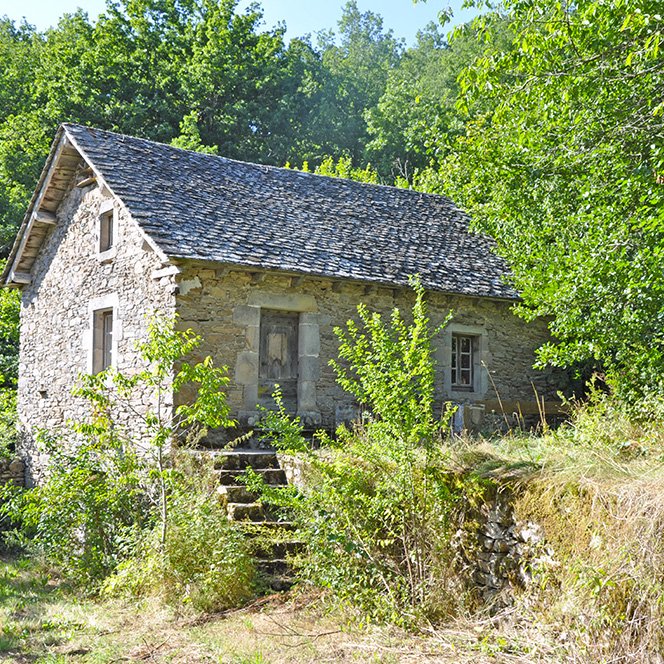 Vue générale de l'ancien moulin de La Resse - Arnaud Villefranque