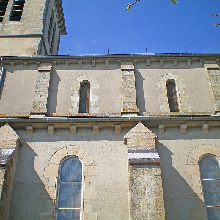 Vue latéral de l'église de La Besse - Arnaud Villefranque