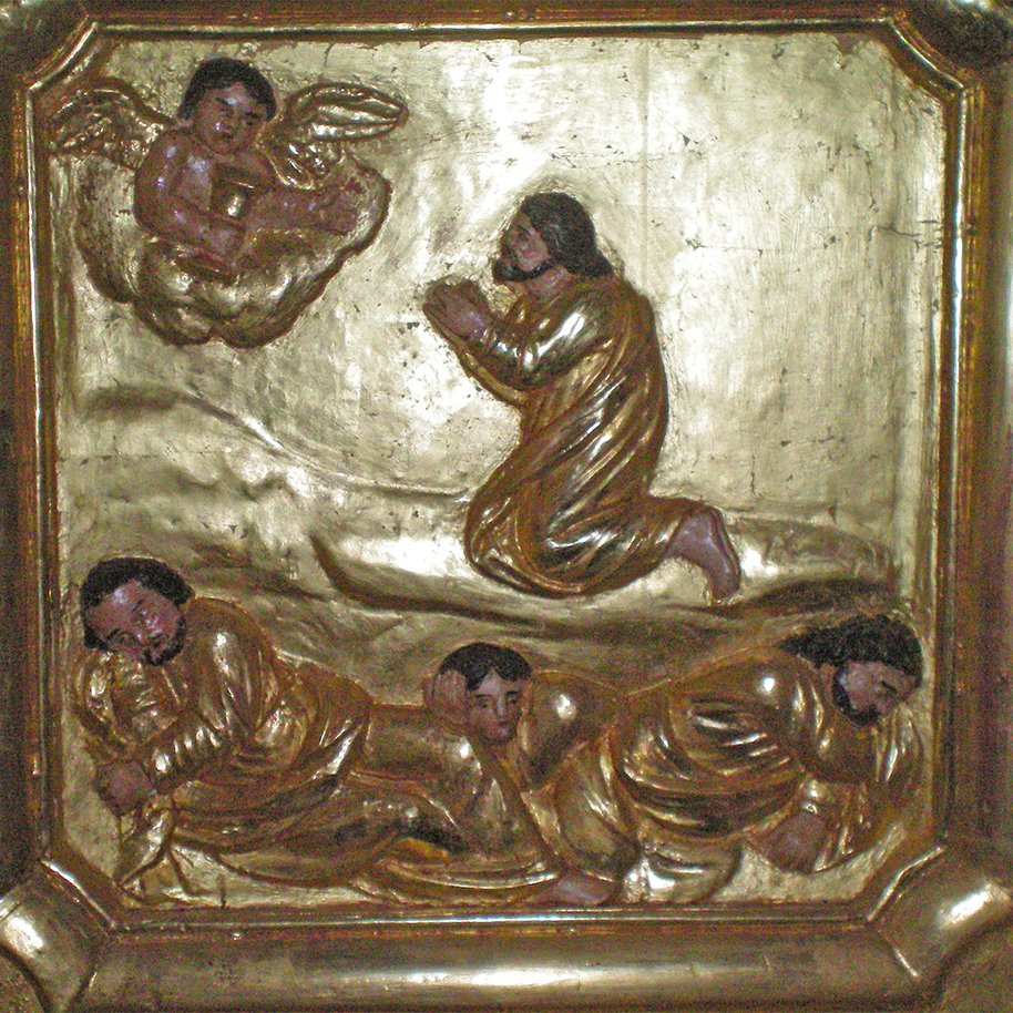 Détail du décor du tabernacle sur le retable de l'église de Saint-Agnan - Arnaud Villefranque